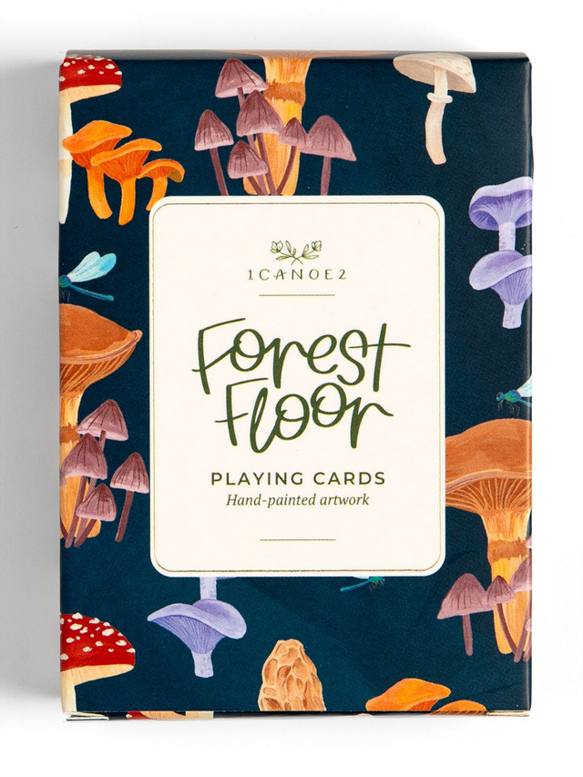 Forest Floor Mushrooms Deck of Playing Cards, 3 of 4