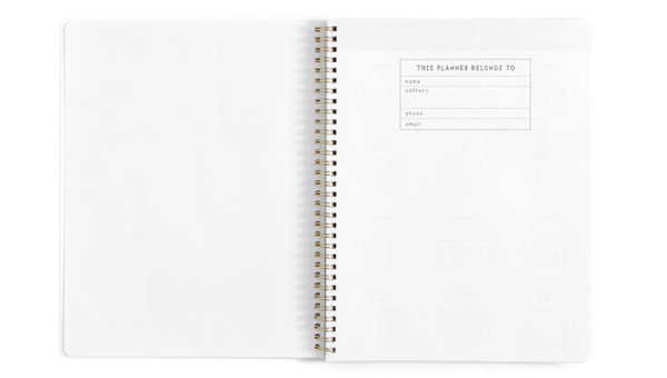 Happy Days Ahead- 8.5×11" Weekly/Monthly Planner, 3 of 10