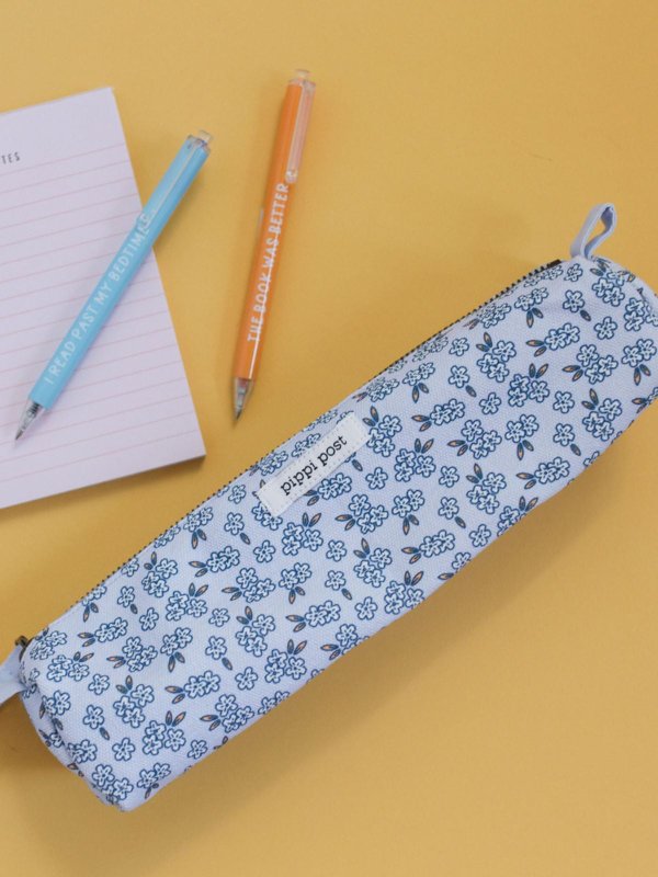 Tiny Florals Canvas Pencil Pouch, 1 of 3