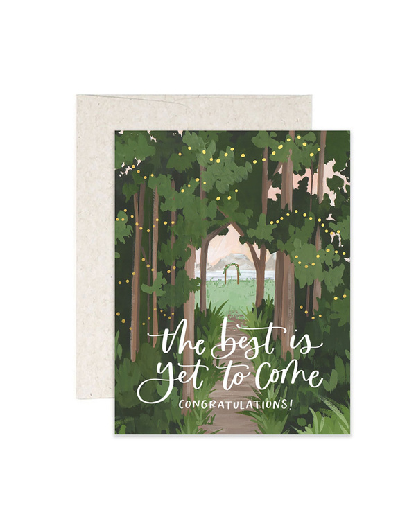 Wedding Woods Greeting Card, 1 of 1