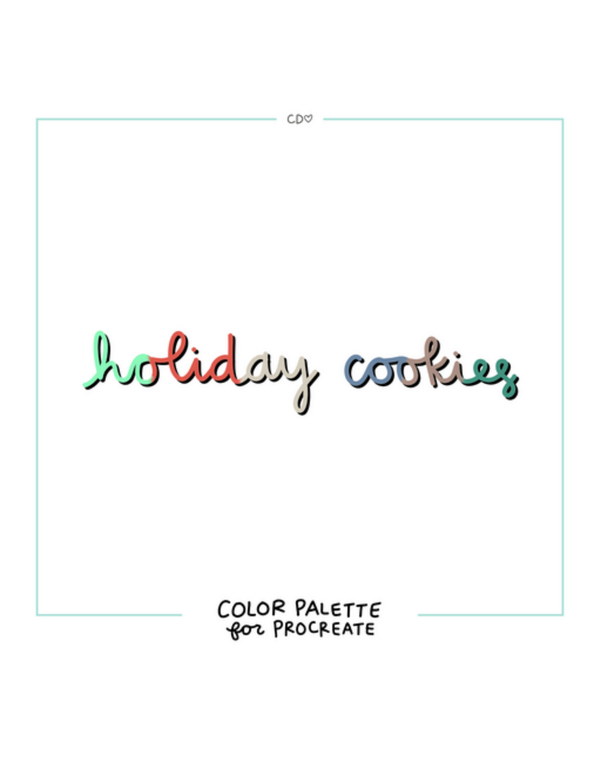 Holiday Cookies Color Palette, 1 of 1