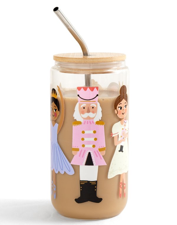 The Nutcracker Christmas Glass Can, 4 of 6