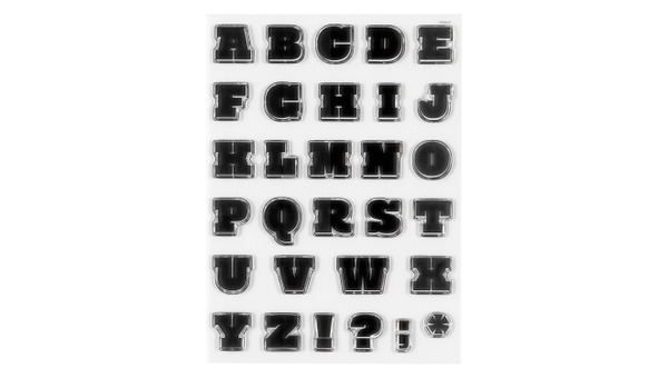 Alphas Are Awesome #18 6×8 Stamp Set, 1 of 2