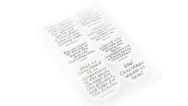 Christmas Phrases 4×6 Stamp Set, 2 of 4