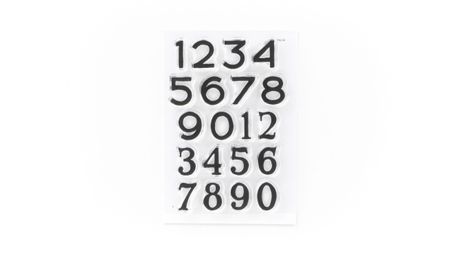 Numbers Are Awesome #16 4×6 Stamp Set, 1 of 2