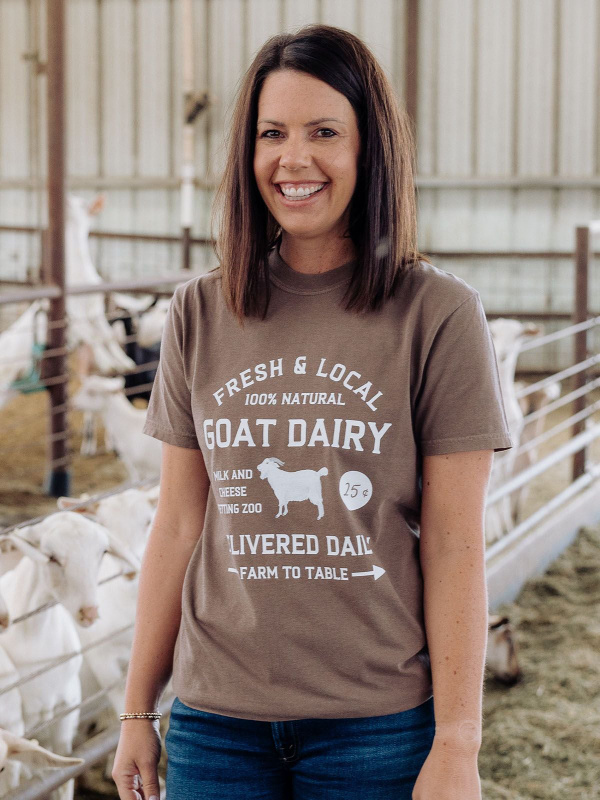 Goat Farmers Market Tee - Espresso, 2 of 4