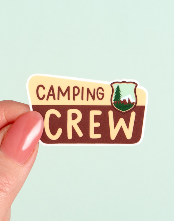 Camping Crew Decal Sticker, 4 of 4