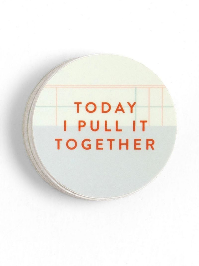 Today I Pull It Together Decal Sticker, 1 of 3