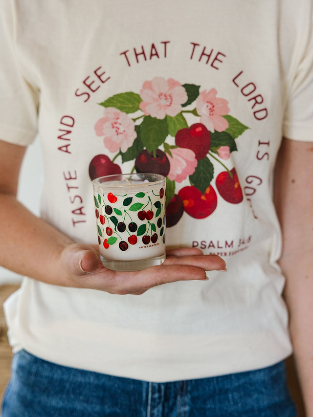 Cherry Grove Scented Soy Hand-Poured Candle, 3 of 6