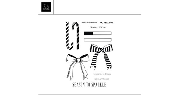 Digital 3×4 Christmas Delivery Stamp Set, 1 of 1