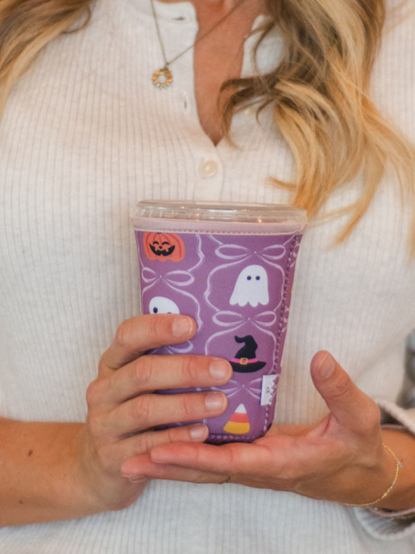 Spooky Cute Halloween & Bows Drink Sleeve, 3 of 5