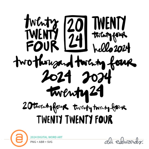 2024 Digital Word Art, 1 of 1