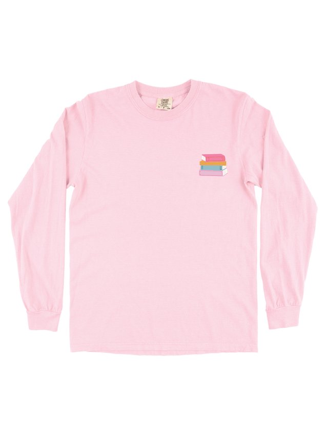 Get Lost In A Book Long-Sleeve Tee - Blossom, 4 of 4