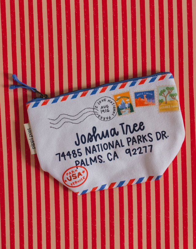 Deliver To Joshua Tree National Park Canvas Pouch, 1 of 4