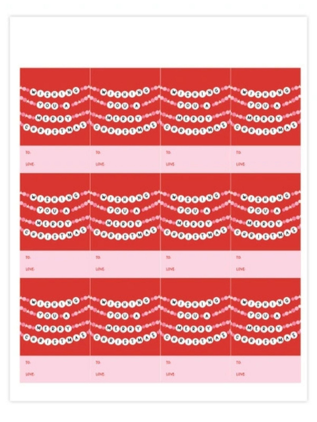 Digital Holiday Gift Tags, 1 of 1