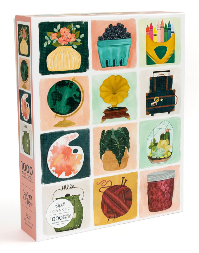 Simple Joys Puzzle - 1,000 Piece Jigsaw Puzzle, 1 of 9