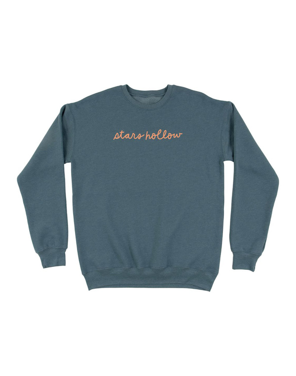 Stars Hollow in the Fall Sweatshirt - Heather Slate, 4 of 4