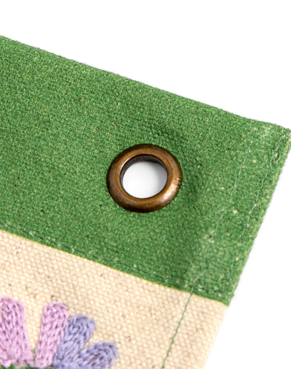 Save The Bees Embroidered Canvas Banner, 5 of 6