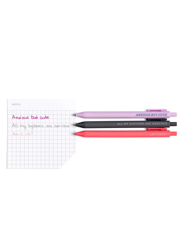 The All The Worries Gel Pen Set, 3 of 3