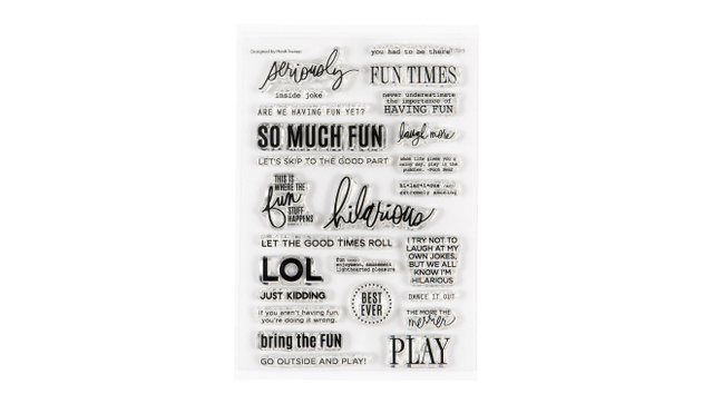 Stamp Set : 4×6 Funnest, 1 of 4
