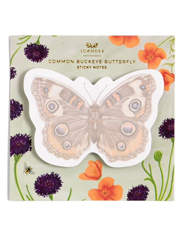 Common Buckeye Butterfly Sticky Notes, 1 of 3