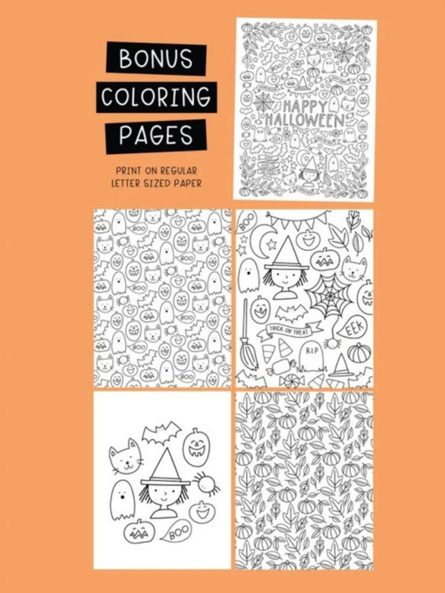 Halloween Digital Coloring Pack + Engineer Prints	, 2 of 4