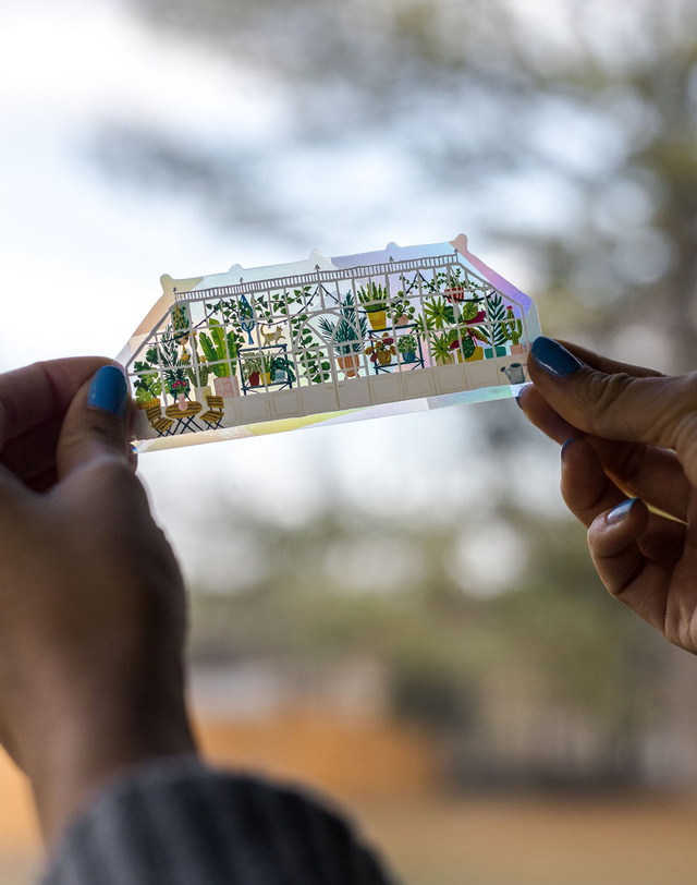 Greenhouse Sun Catcher Decal Sticker, 1 of 5
