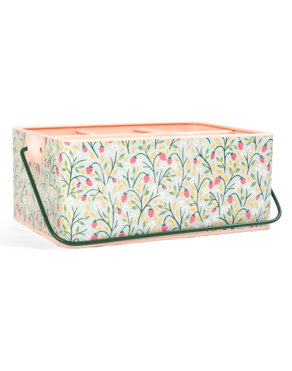 Strawberry Meadow Tin Utensil Caddy, 2 of 3