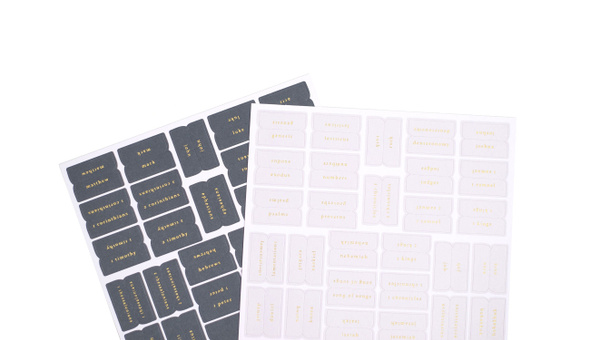 Bible Tabs - Navy and Grey, 2 of 6