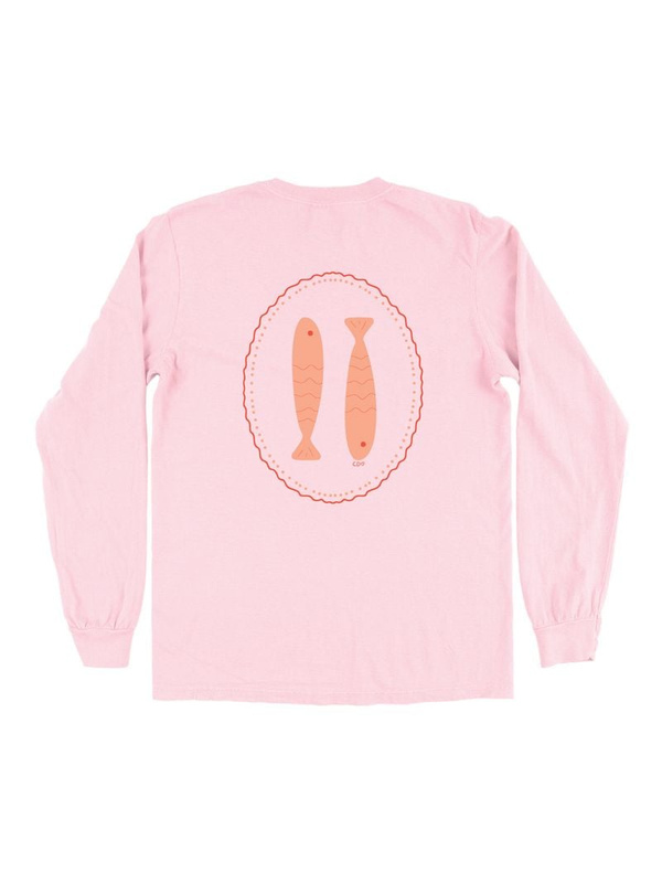 Coastal Fishy Long-Sleeve Tee - Blossom, 5 of 6