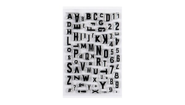 Stamp Set : 4×6 Blue Skies Alpha, 1 of 5