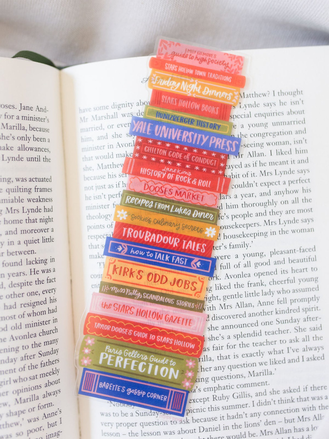Stars Hollow Book Stack Bookmark, 1 of 5