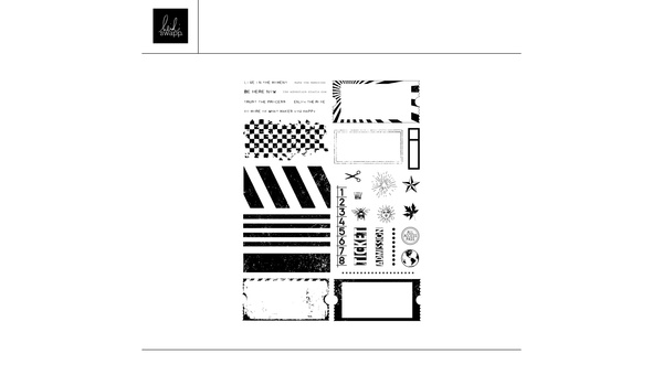 Digital Live in the Moment Tickets 6×8 Stamp Set -, 1 of 1