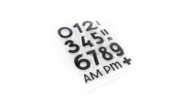 Numbers Are Awesome #5 4×6 Stamp Set, 2 of 2