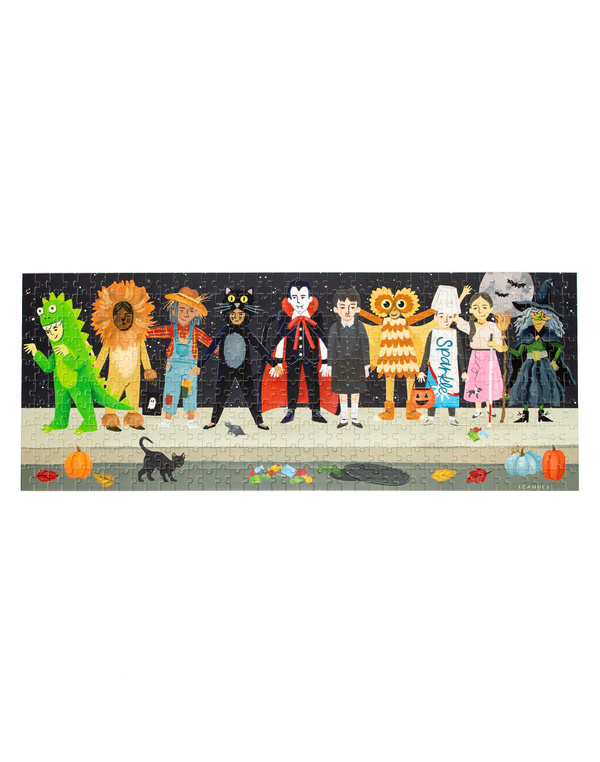 Trick-Or-Treaters - 400 Piece Panoramic Jigsaw Puzzle, 4 of 7