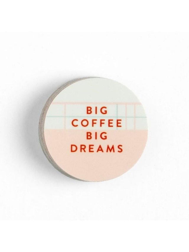 Big Coffee, Big Dreams Decal Sticker, 1 of 1