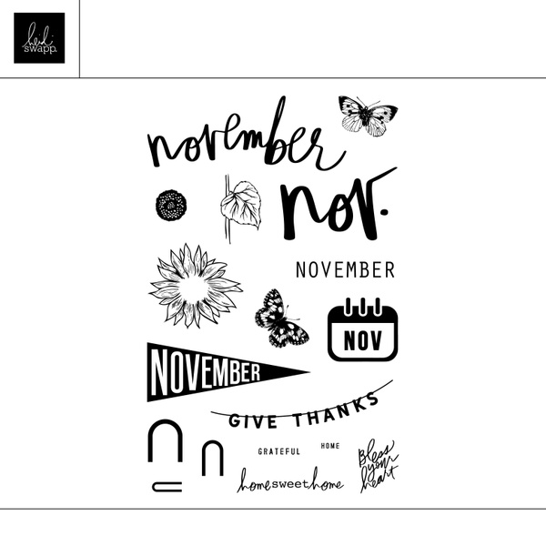 Digital 4×6 November Stamp, 1 of 1