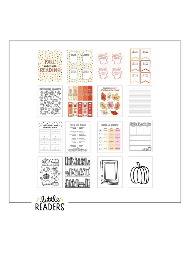 Fall Into A Good Book Little Readers Digital Bundle , 1 of 3