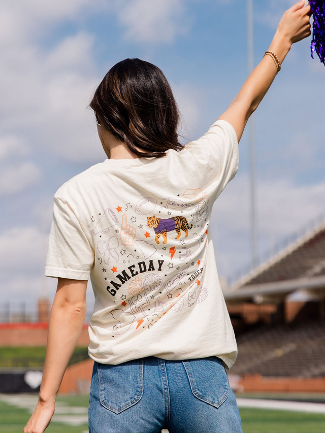 Clemson Football Game Day Tee - Ivory, 3 of 5