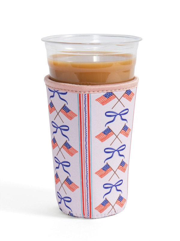 American Flags & Coquette Bows Drink Sleeve, 4 of 4