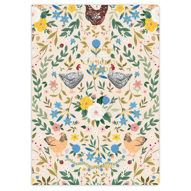 Chickens & Flowers Stitched Notebook, 1 of 5