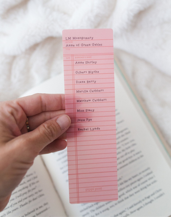 Anne Of Green Gables Library Check Out Transparent Bookmark, 3 of 4