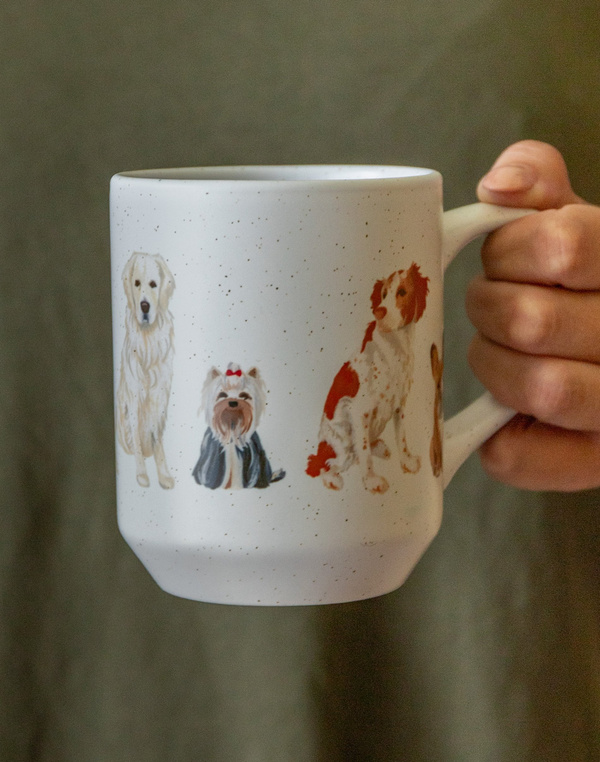 Furry Friends Dogs Mug, 2 of 3