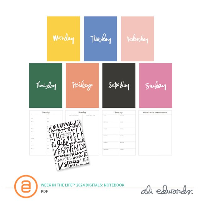 Week In The Life™ Digital 2024 Notebook, 1 of 1