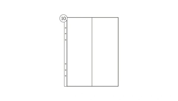 6×8 Page Protector Pack 3×8 Pockets (10 pack), 1 of 1