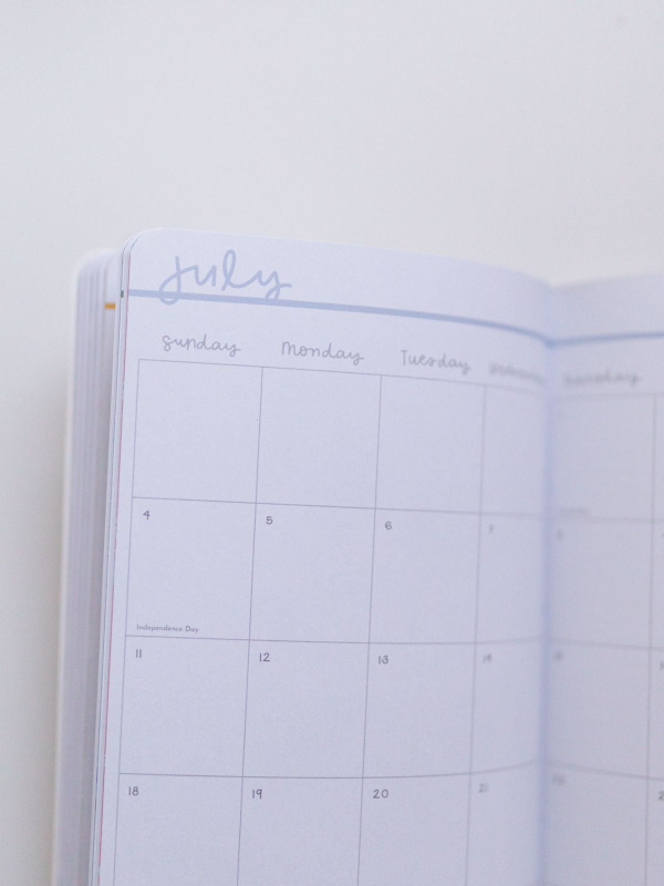 Blue Floral & Bows Petite Planner : 2027 Calendar Year, 2 of 14