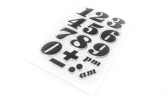 Numbers Are Awesome #4 4×6 Stamp Set, 2 of 2