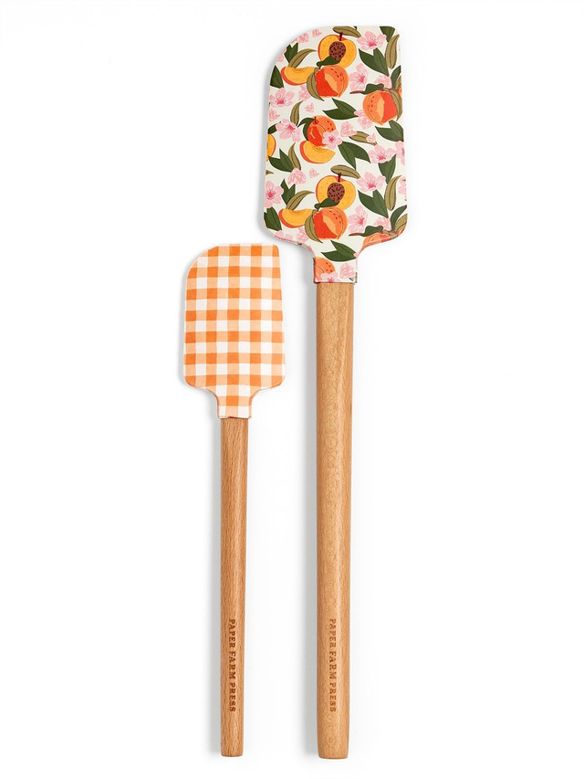 Peach Blossom Silicone Kitchen Spatulas - Set of 2, 3 of 9
