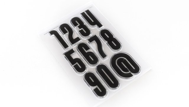 Numbers Are Awesome #13 4×6 Stamp Set, 2 of 2