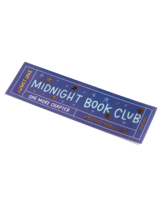 Midnight Book Club Transparent Bookmark, 3 of 3